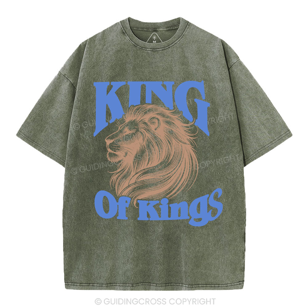 King Of Kings Christian Washed T-Shirt