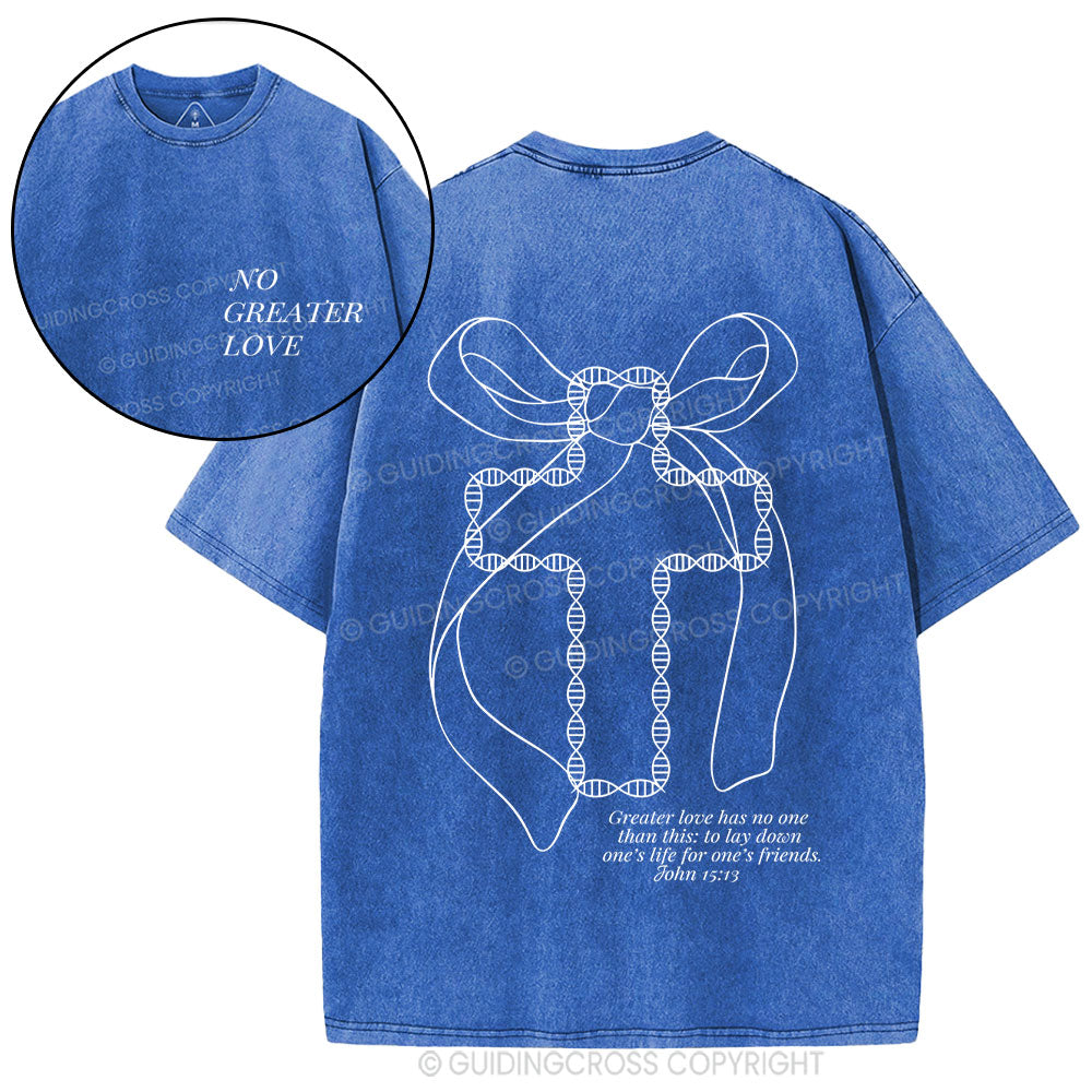 No Greater Love Christian Washed T-Shirt