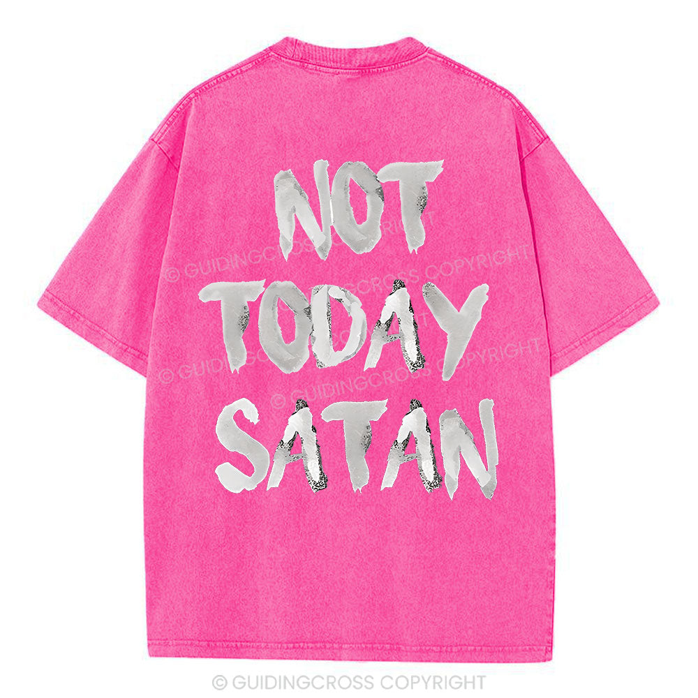 Not Today Christian Washed T-Shirt