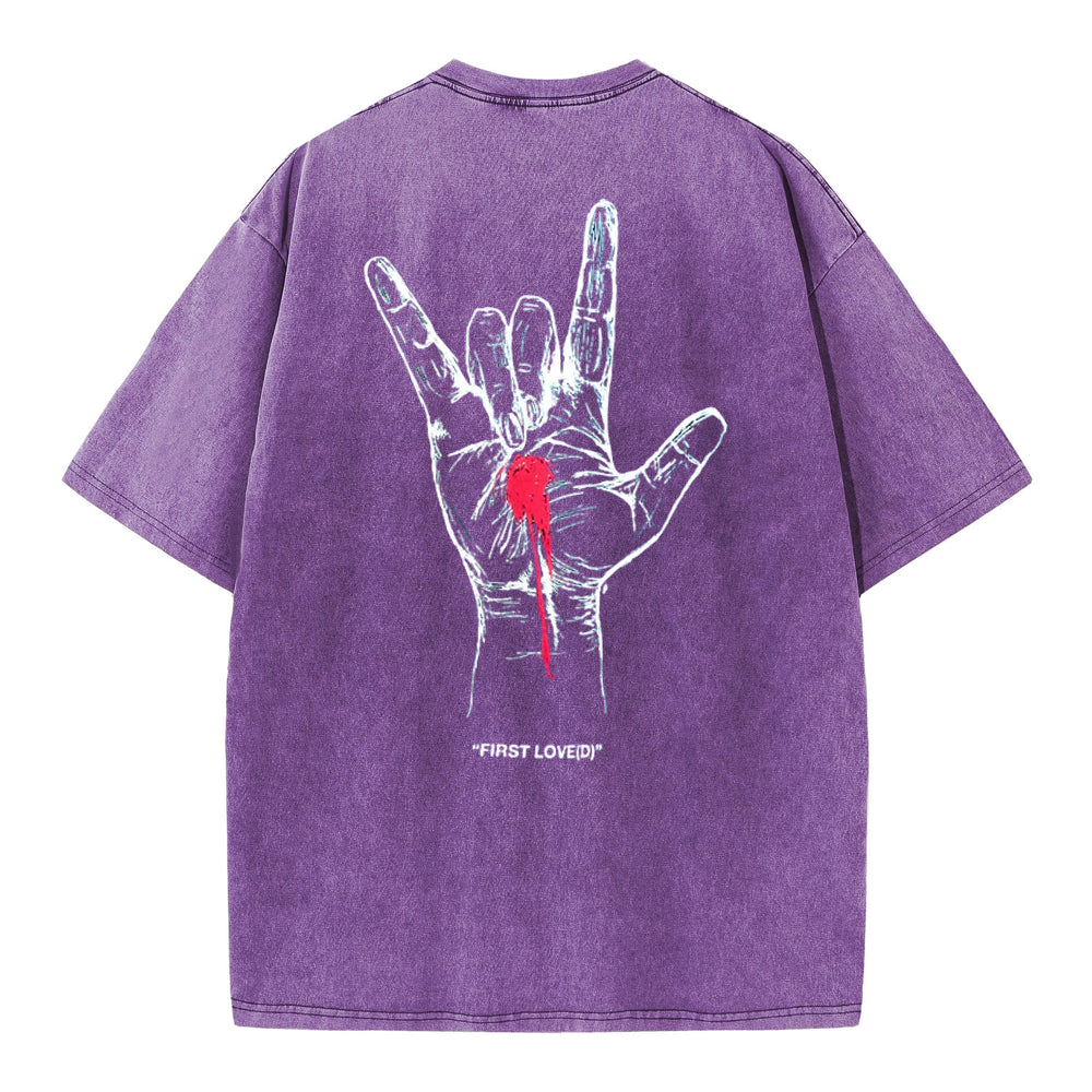 First Love Christian Washed T-Shirt
