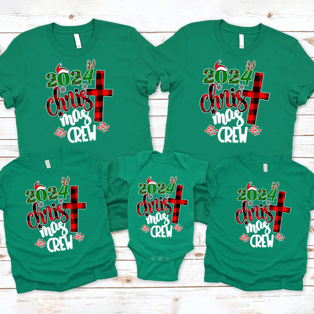 Personalized Christmas Crew Family Matching Shirts