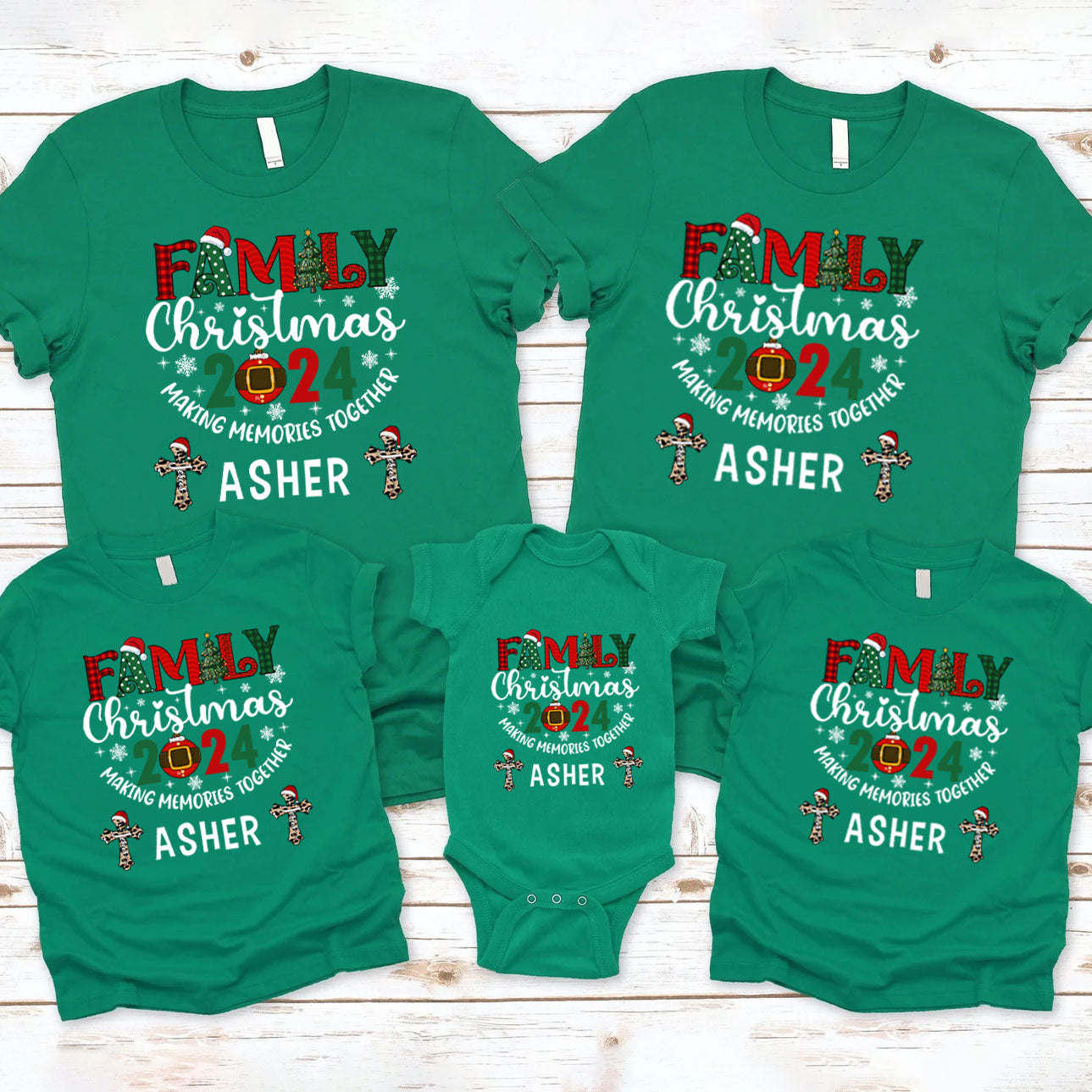 Personalized Family Christmas Matching Christian T-Shirt