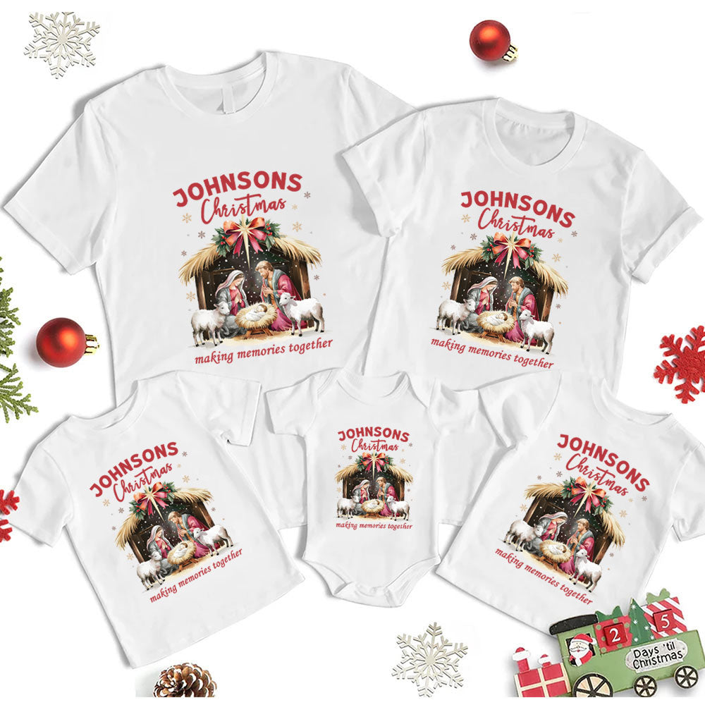 Personalized Making Memories Together Family Matching Shirts