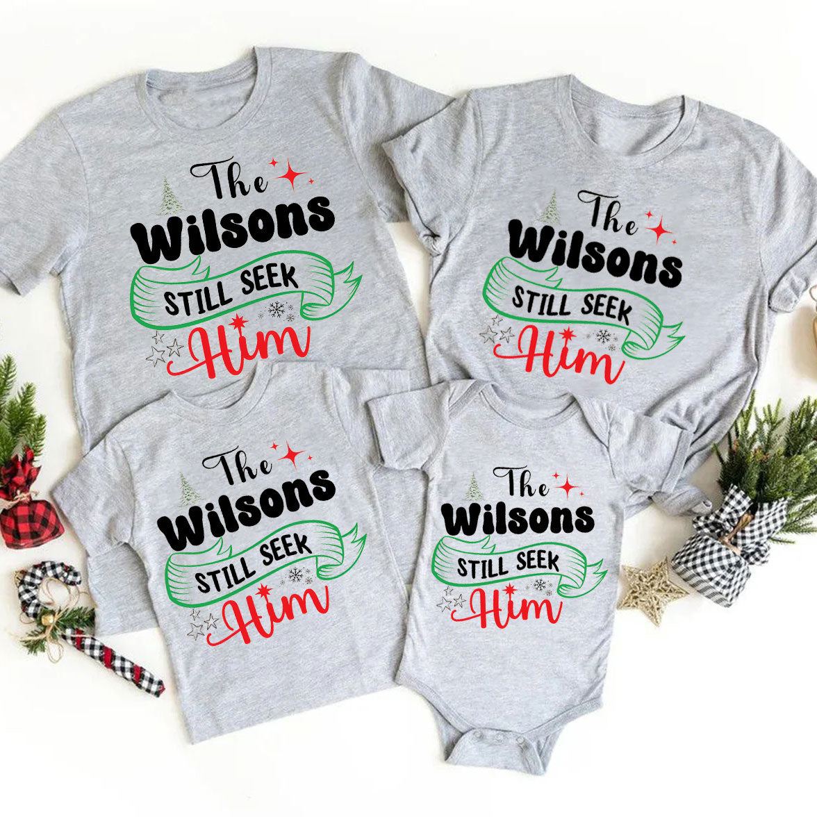 Personalized Still Seek Him Family Matching Shirts