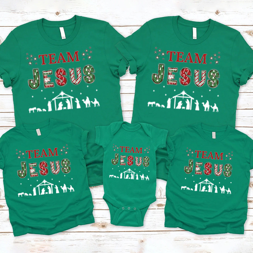 Personalized Team Jesus Family Matching Shirts