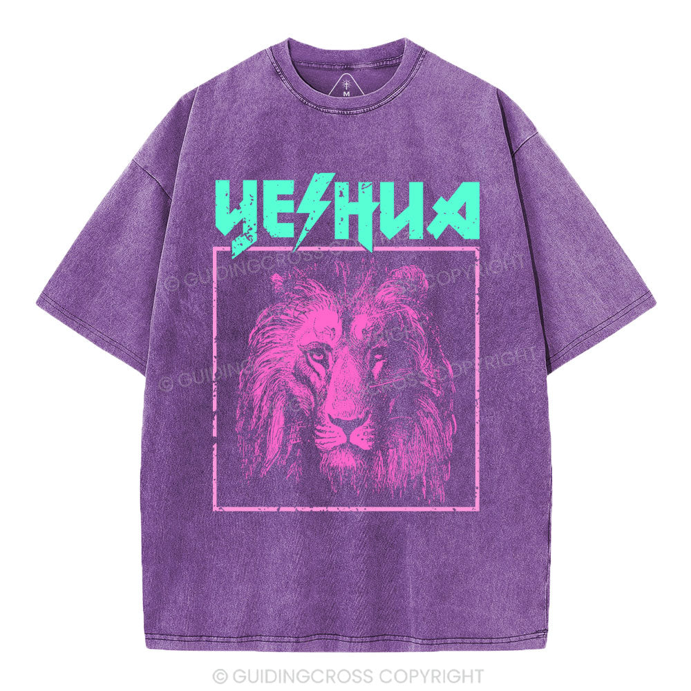 Retro Lion Yeshua Christian T-Shirt