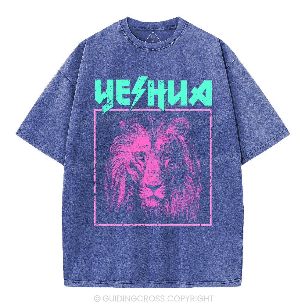 Retro Lion Yeshua Christian T-Shirt