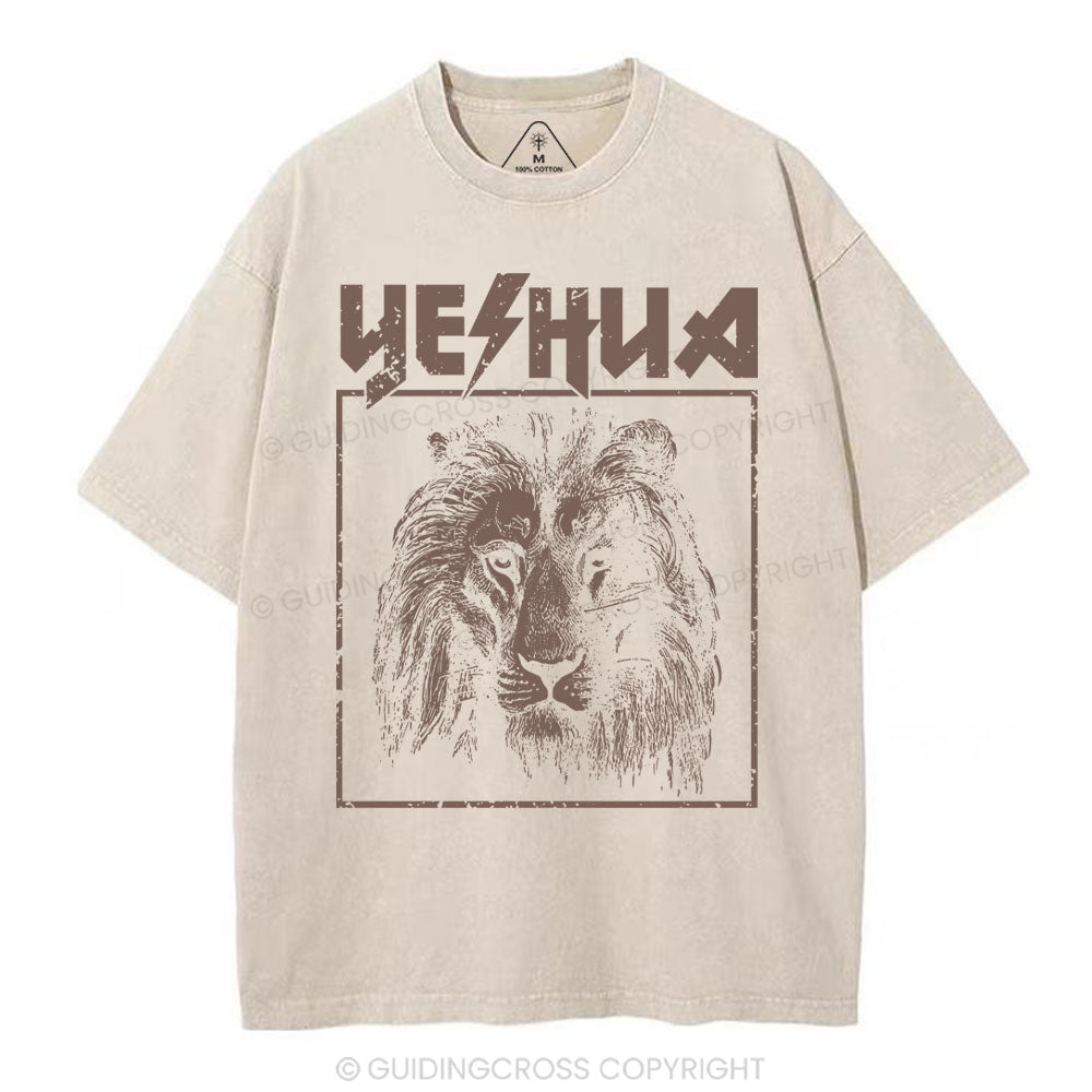 Retro Lion Yeshua Christian T-Shirt