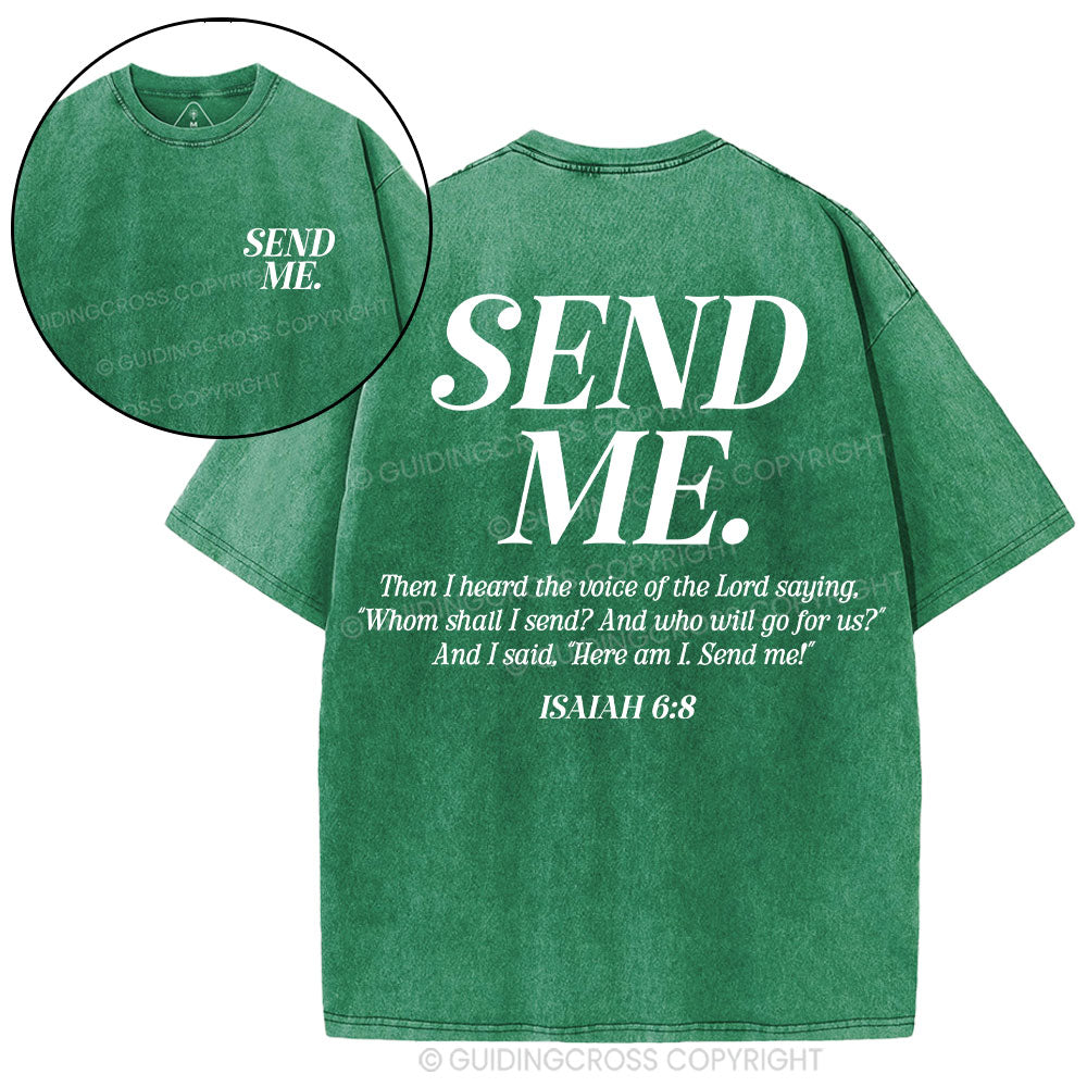 Send Me Christian Washed T-Shirt