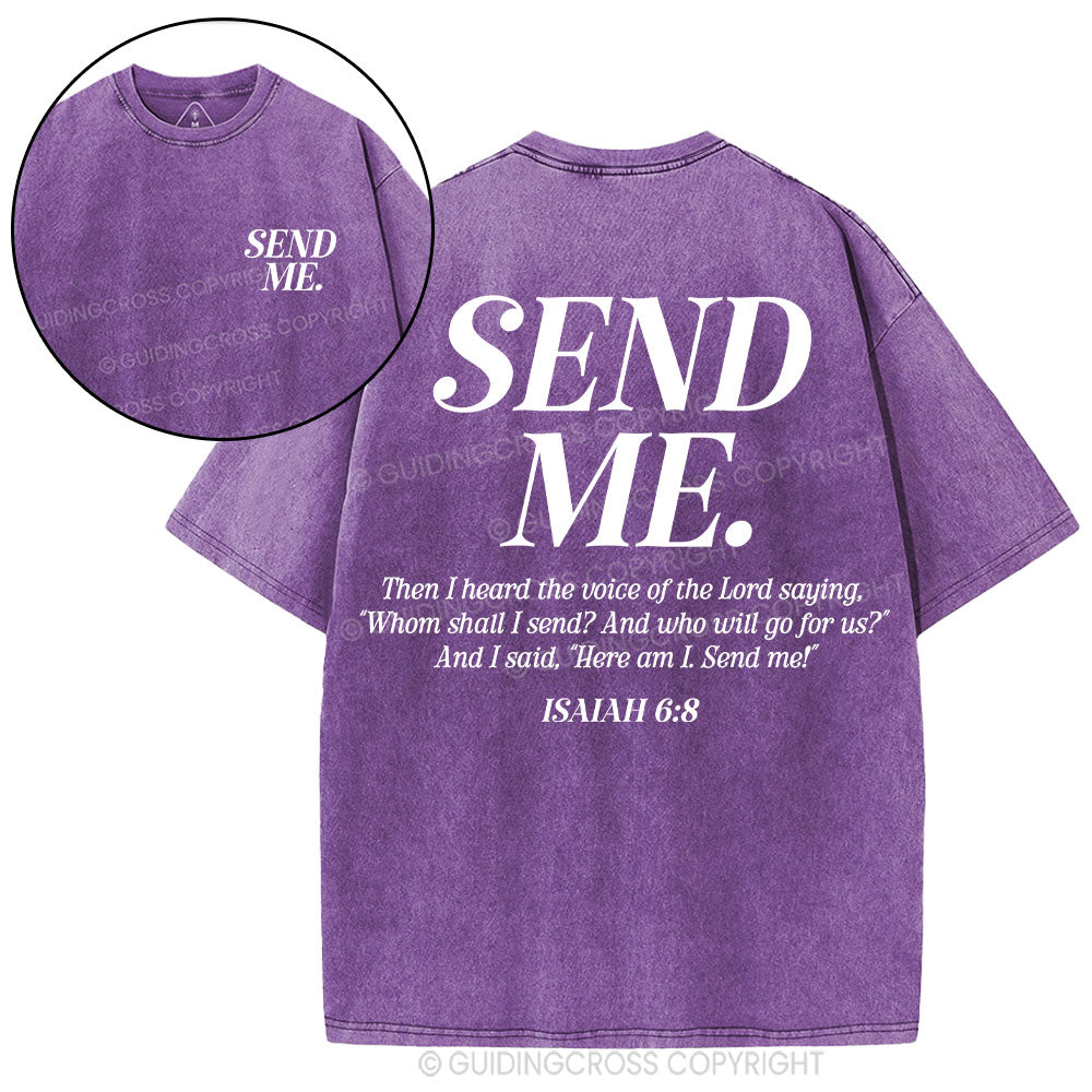 Send Me Christian Washed T-Shirt