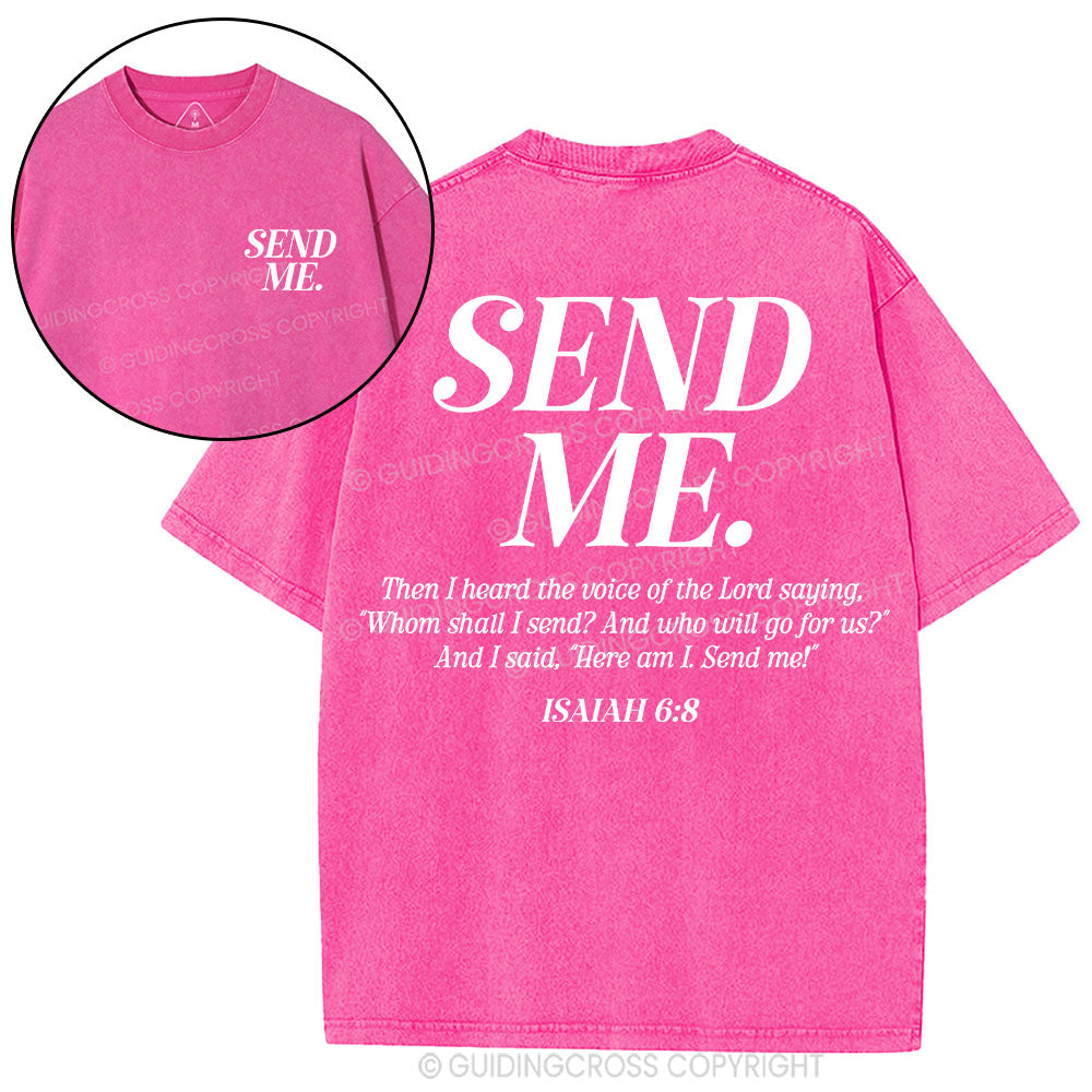 Send Me Christian Washed T-Shirt