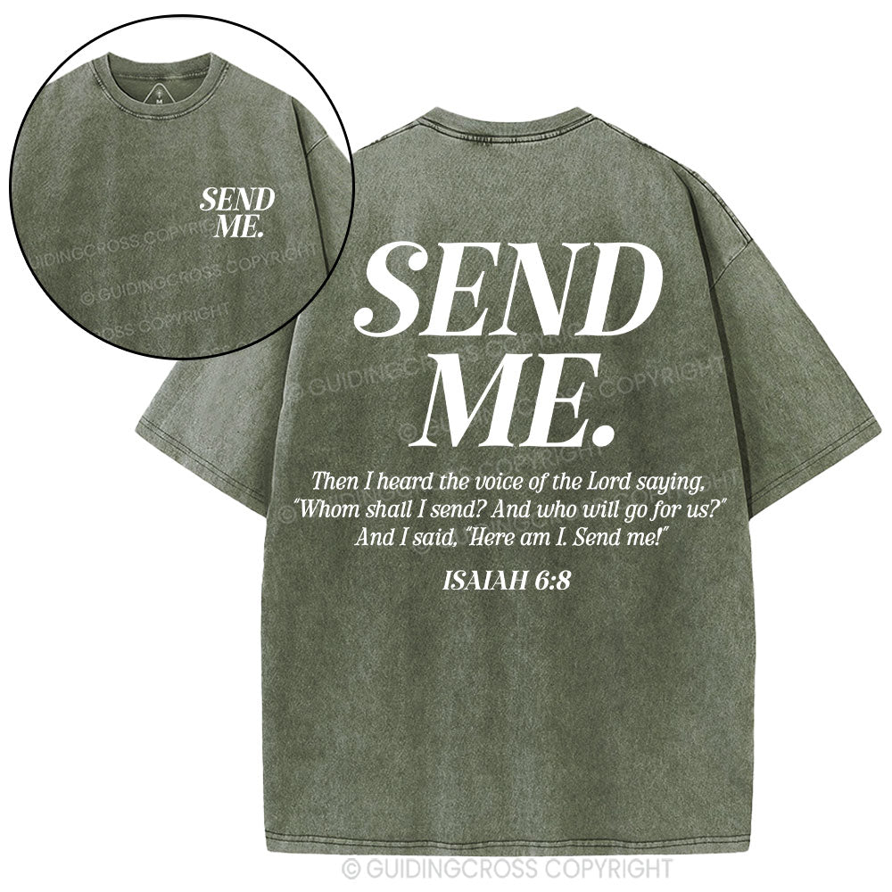 Send Me Christian Washed T-Shirt