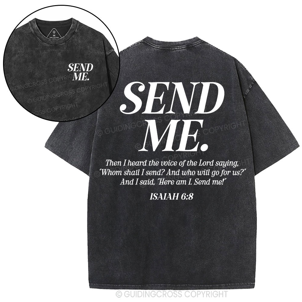 Send Me Christian Washed T-Shirt
