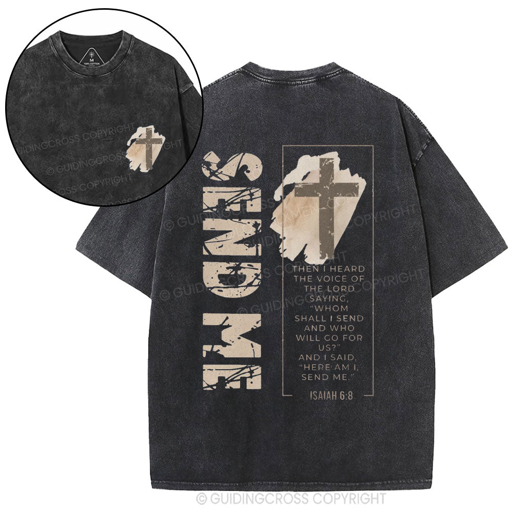 Send Me Christian Washed T-Shirt