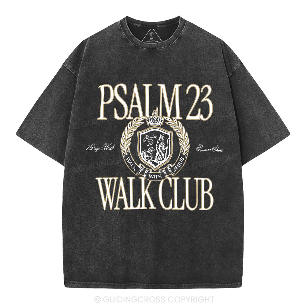 Walk With Jesus Christian Washed T-Shirt