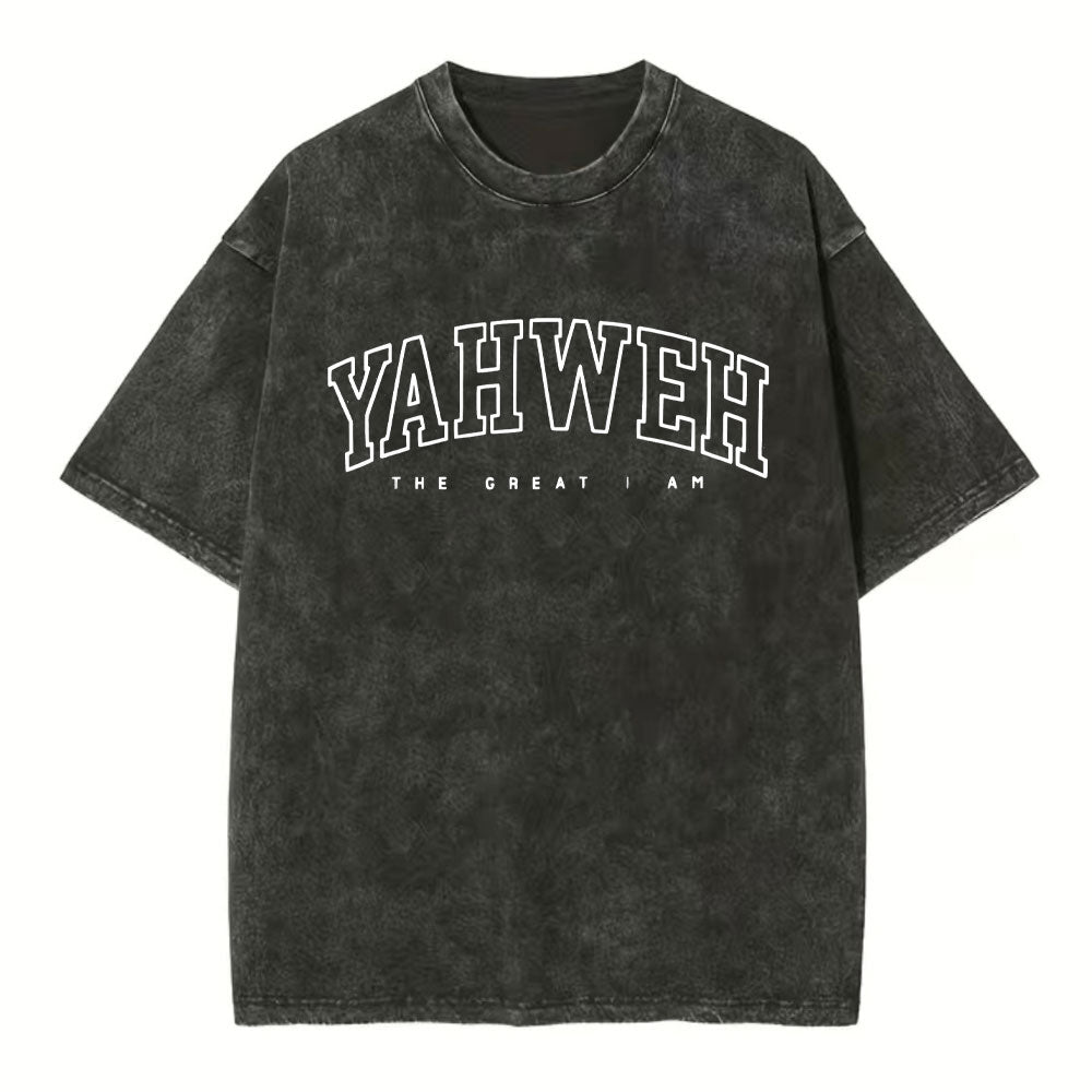 YAHWEH Christian Washed T-Shirt
