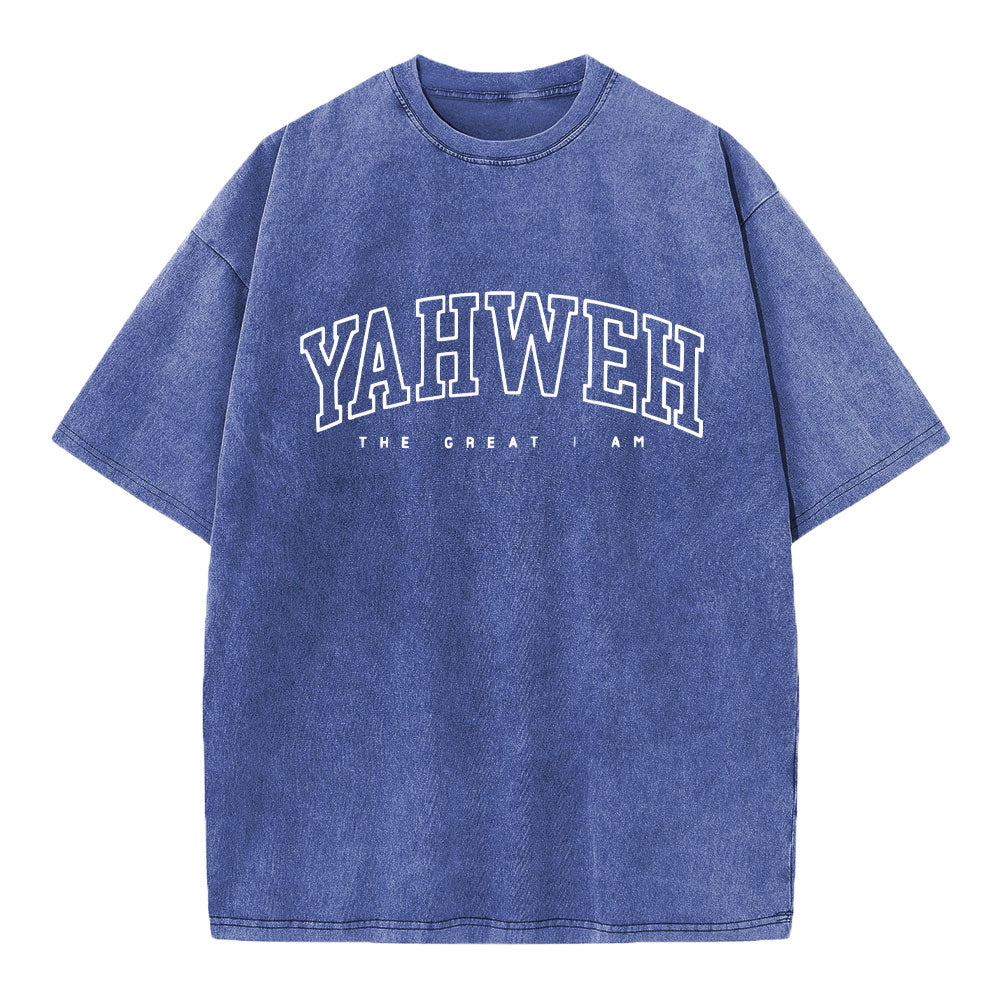 YAHWEH Christian Washed T-Shirt