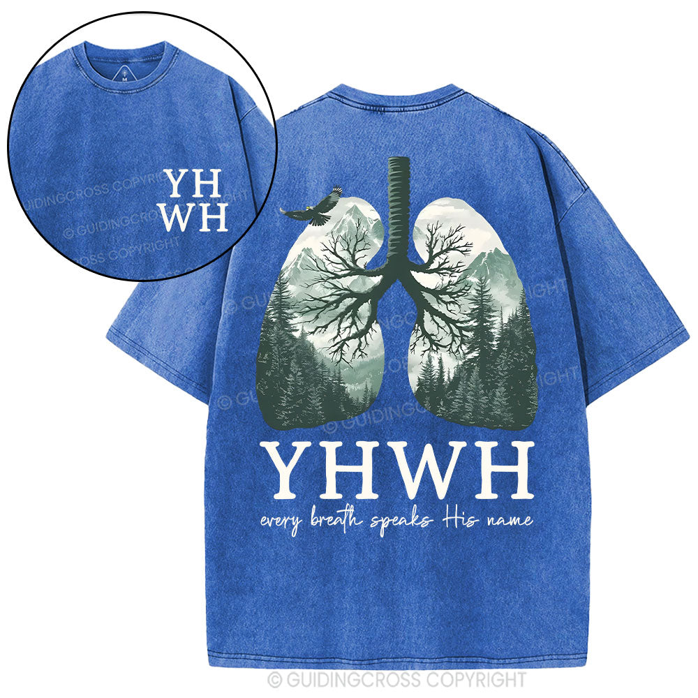 YHWH Christian Washed T-Shirt