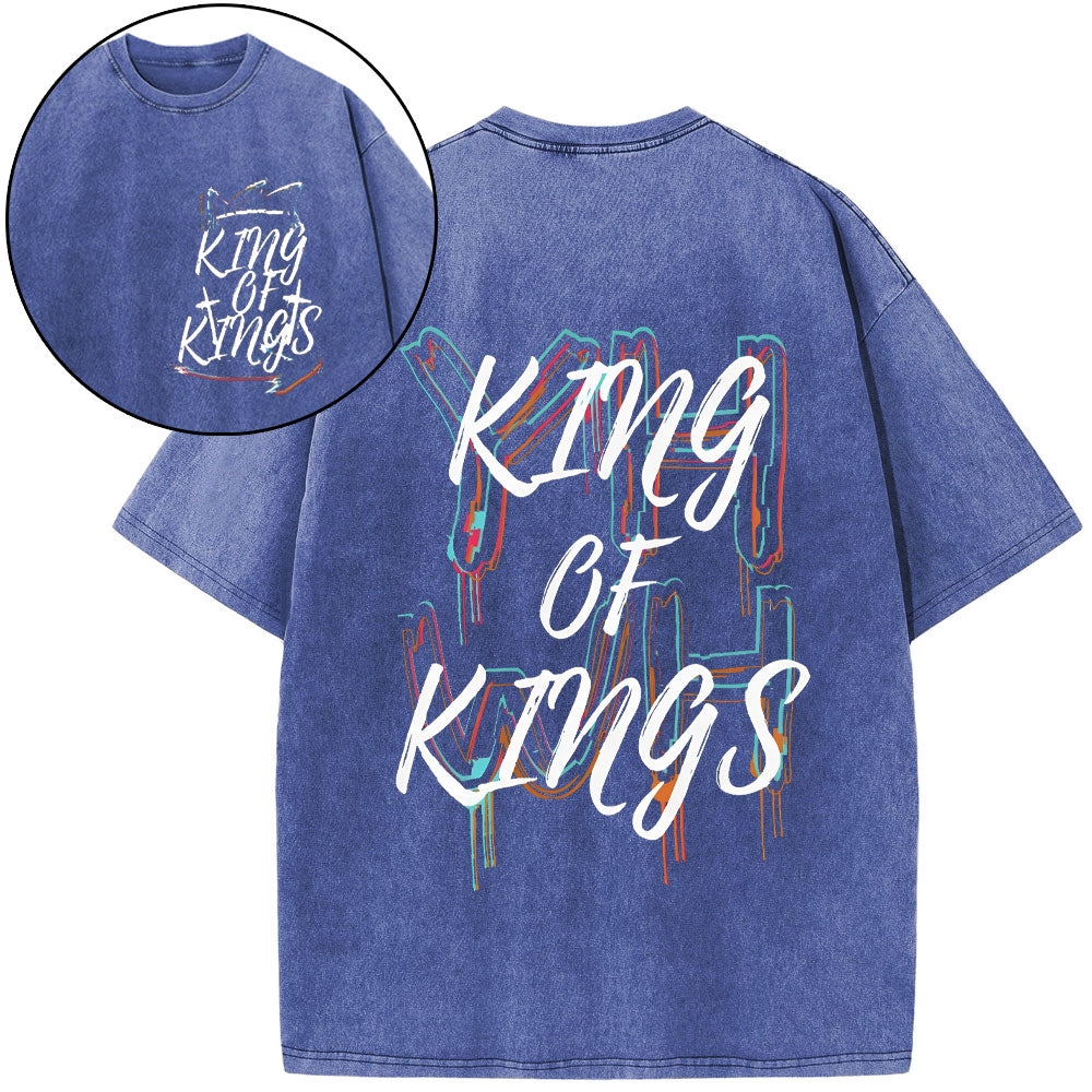 YHWH King Of Kings Christian Washed T-Shirt