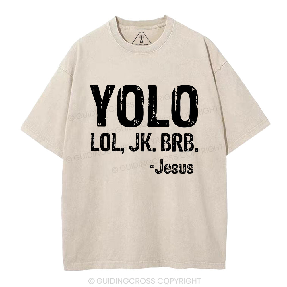 YOLO Christian Washed T-Shirt