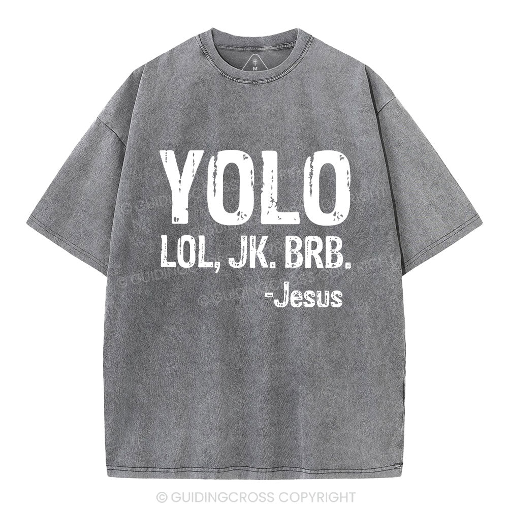 YOLO Christian Washed T-Shirt