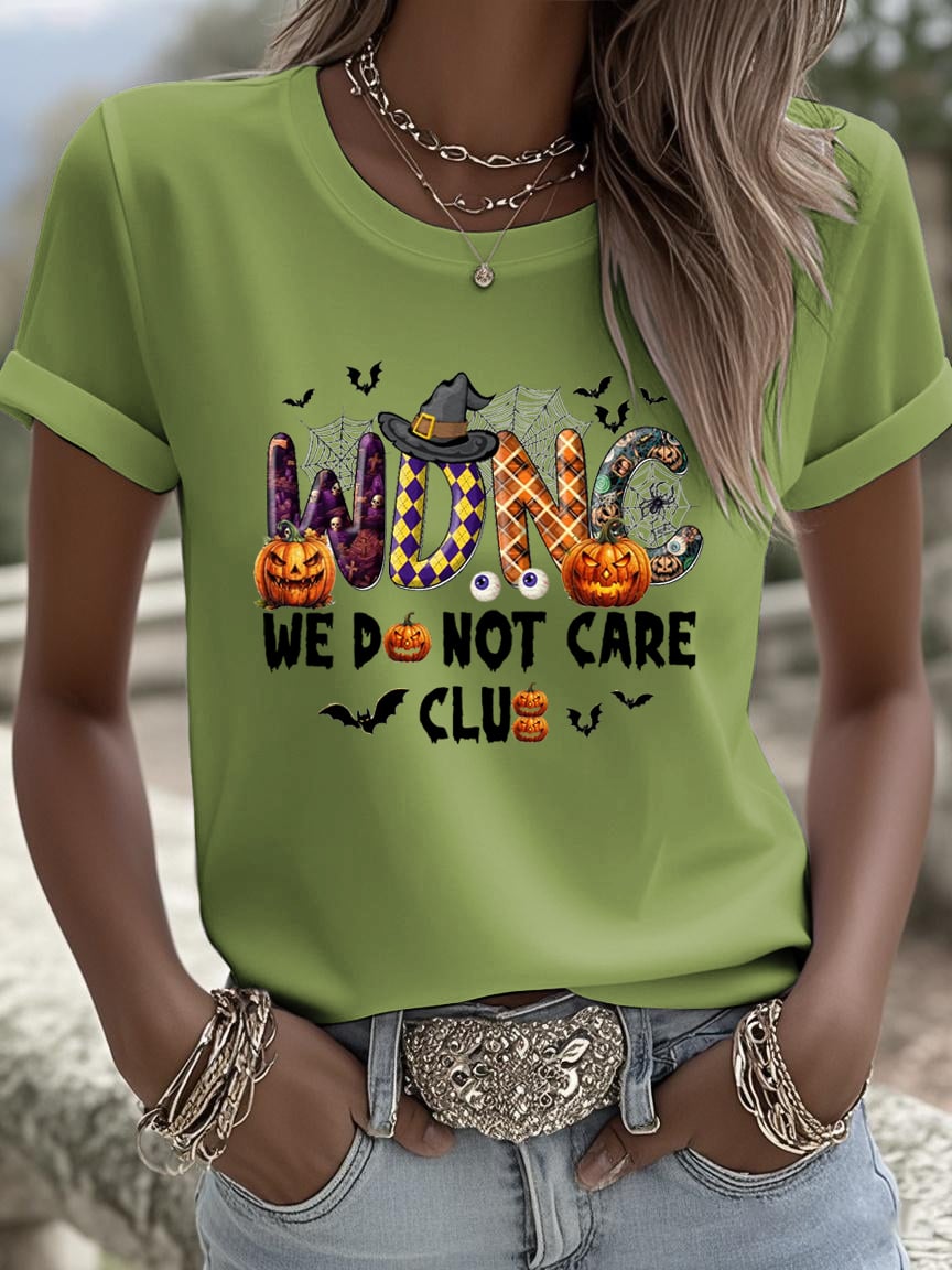 🔥Buy 3 Get 15% Off🔥Women's Halloween WDNC Menopause And Perimenopause Print T-Shirt
