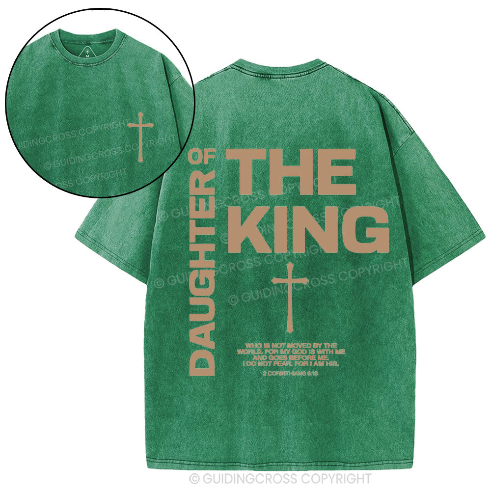 Daughter Of The King Christian Washed T-Shirt