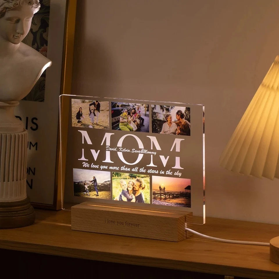 Customize with a Song That Speaks Your Heart, Personalized Photo LED Night Light