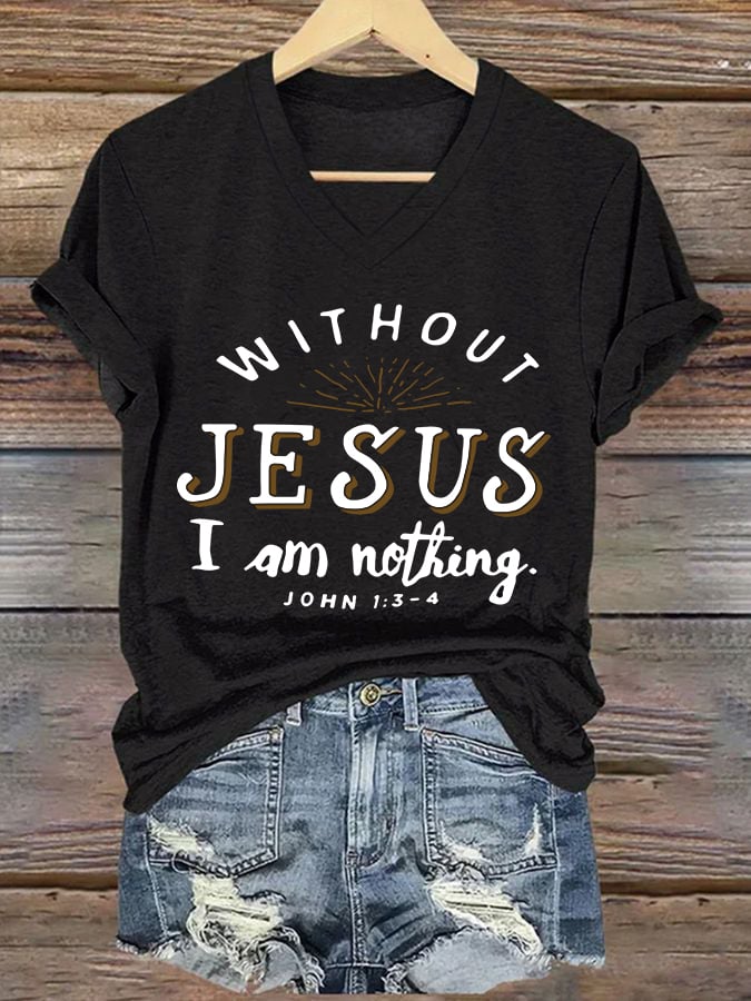Women'S Casual Faith Short Sleeve T-Shirt