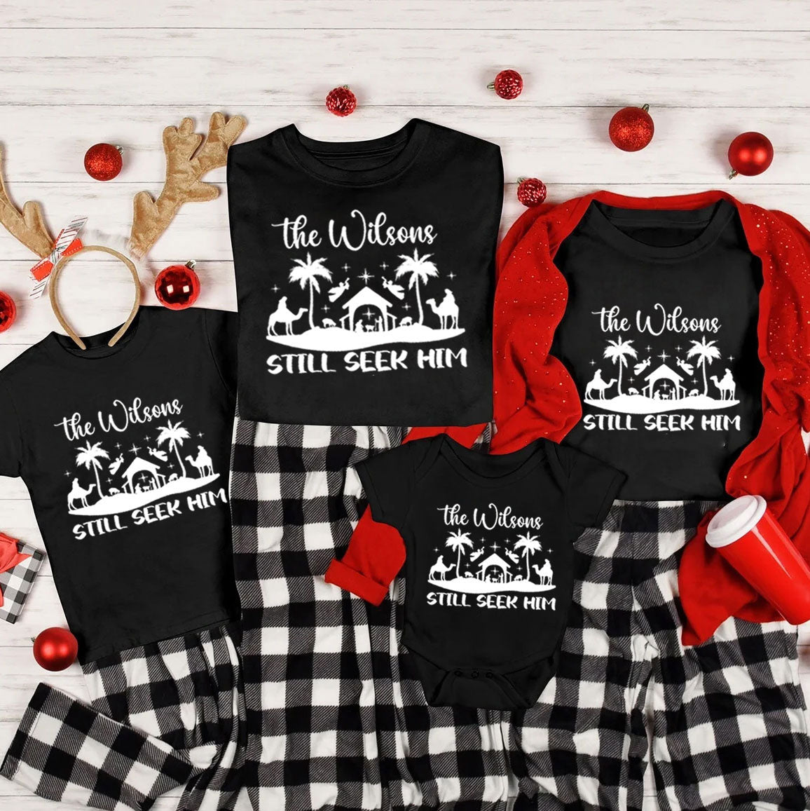Personalized Still Seek Him Family Matching Shirts