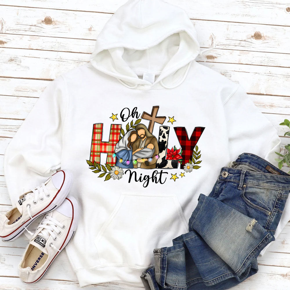 Oh Holy Night Christmas Hoodie