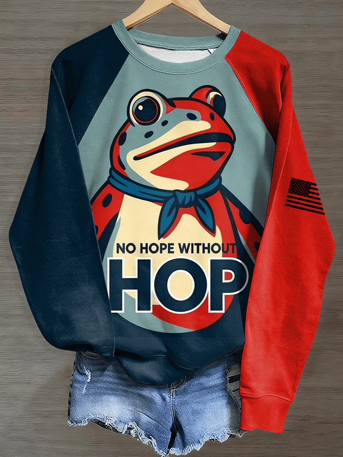 🔥Buy 3 Get 15% Off🔥Women's FDT Printed Crew Neck Sweatshirt