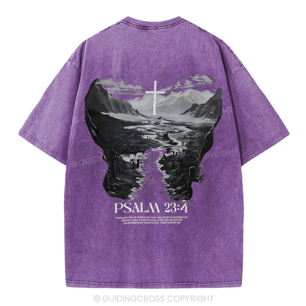 Fear No Evil Christian Washed T-Shirt