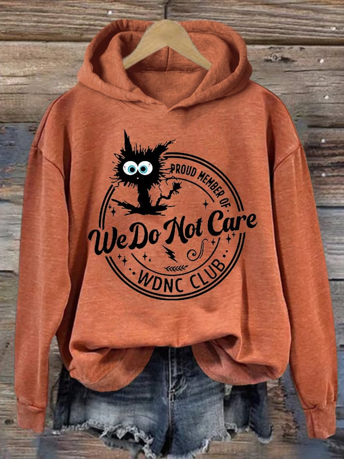 🔥Buy 3 Get 15% Off🔥Retro Funny Proud Member Of WDNC Club Menopause Perimenopause Print Hoodie