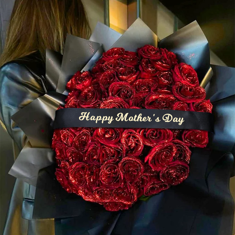 Everlasting Glitter Rose Bouquet 🌹✨ - Timeless Mother's Day Gift (Never Wither)