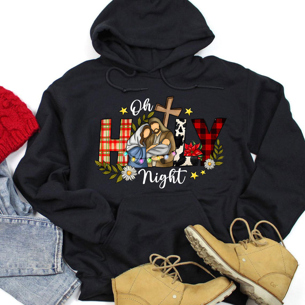 Oh Holy Night Christmas Hoodie