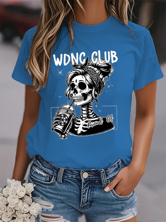 🔥Buy 3 Get 15% Off🔥Women's WDNC Menopause and Perimenopause Print T-Shirt