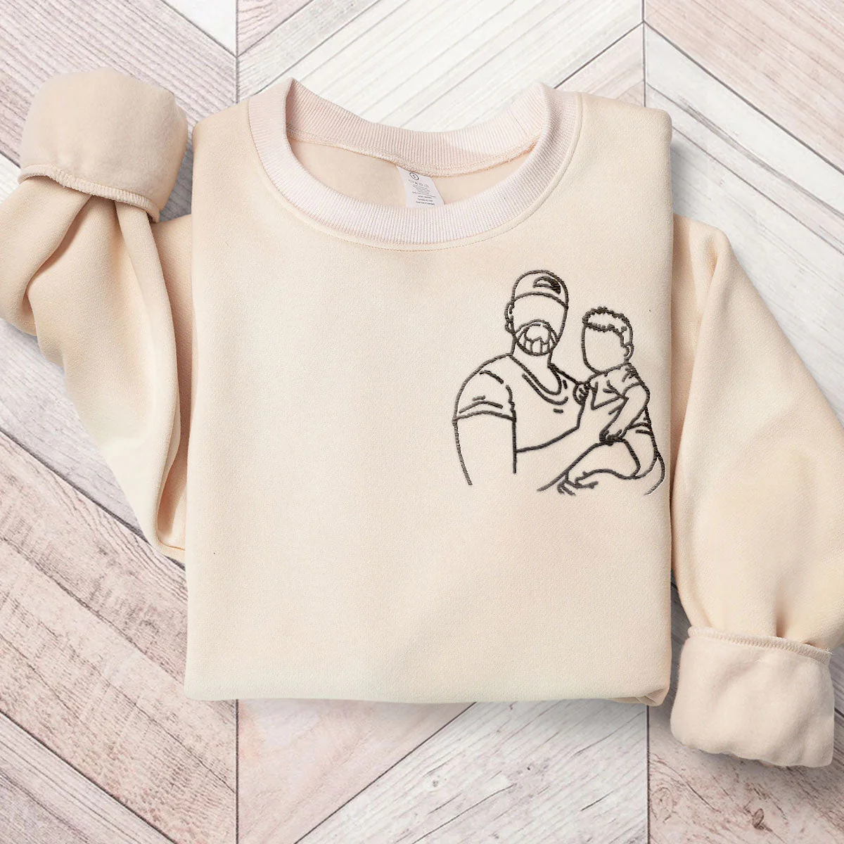 To My Man - Custom Photo Embroidery Shirt