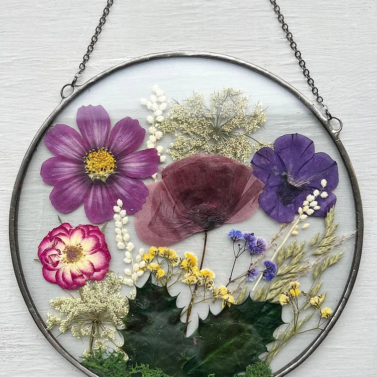 Personalized Birth Flower Family Bouquet Pendant, Mother's Day Gift