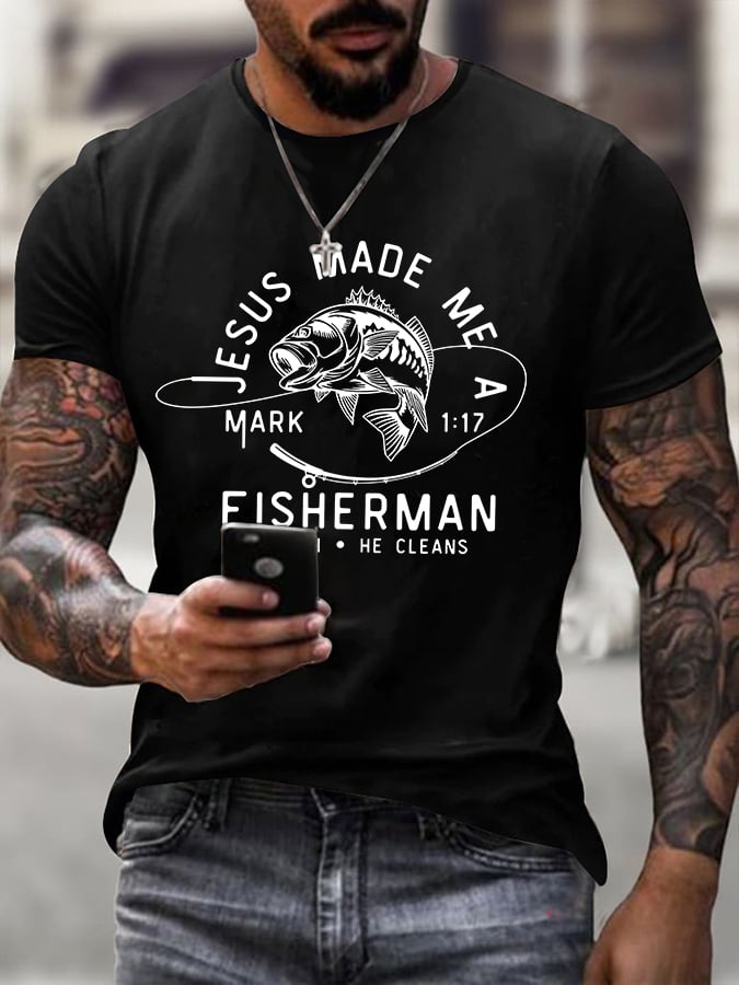 Men'S Casual Faith Short-Sleeved T-Shirt