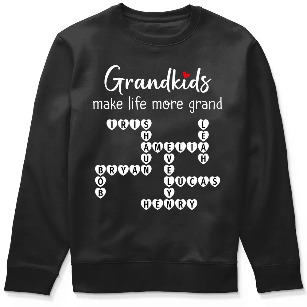 The Greatest Gift You Ever Know Crossword Puzzle Art Gift For Grandma Personalized Shirt