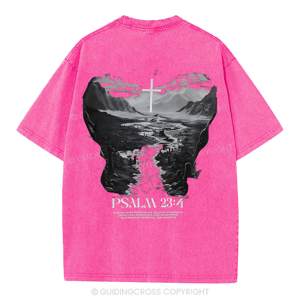 Fear No Evil Christian Washed T-Shirt