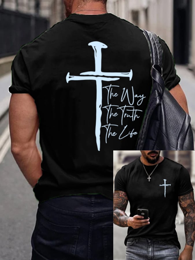 Men's The Way The Truth The Life Print T-Shirt