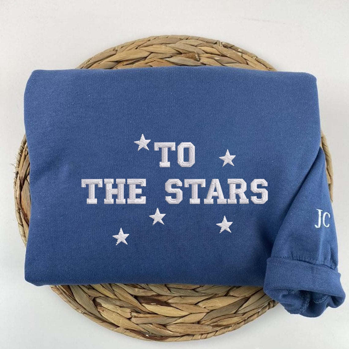 Customizable To The Moon Stars Couples Hoodie