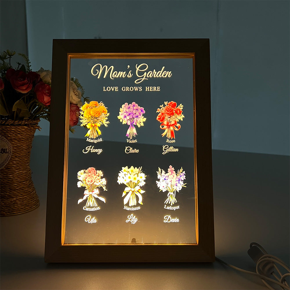 ⭐️Birth Month Flower Bouquet Customized LED Light