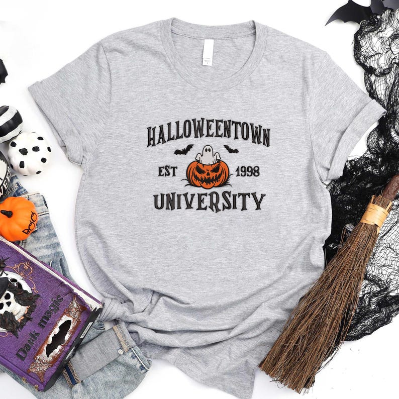 Custom Halloween Pumpkin Est 1998 Embroidered Sweatshirt