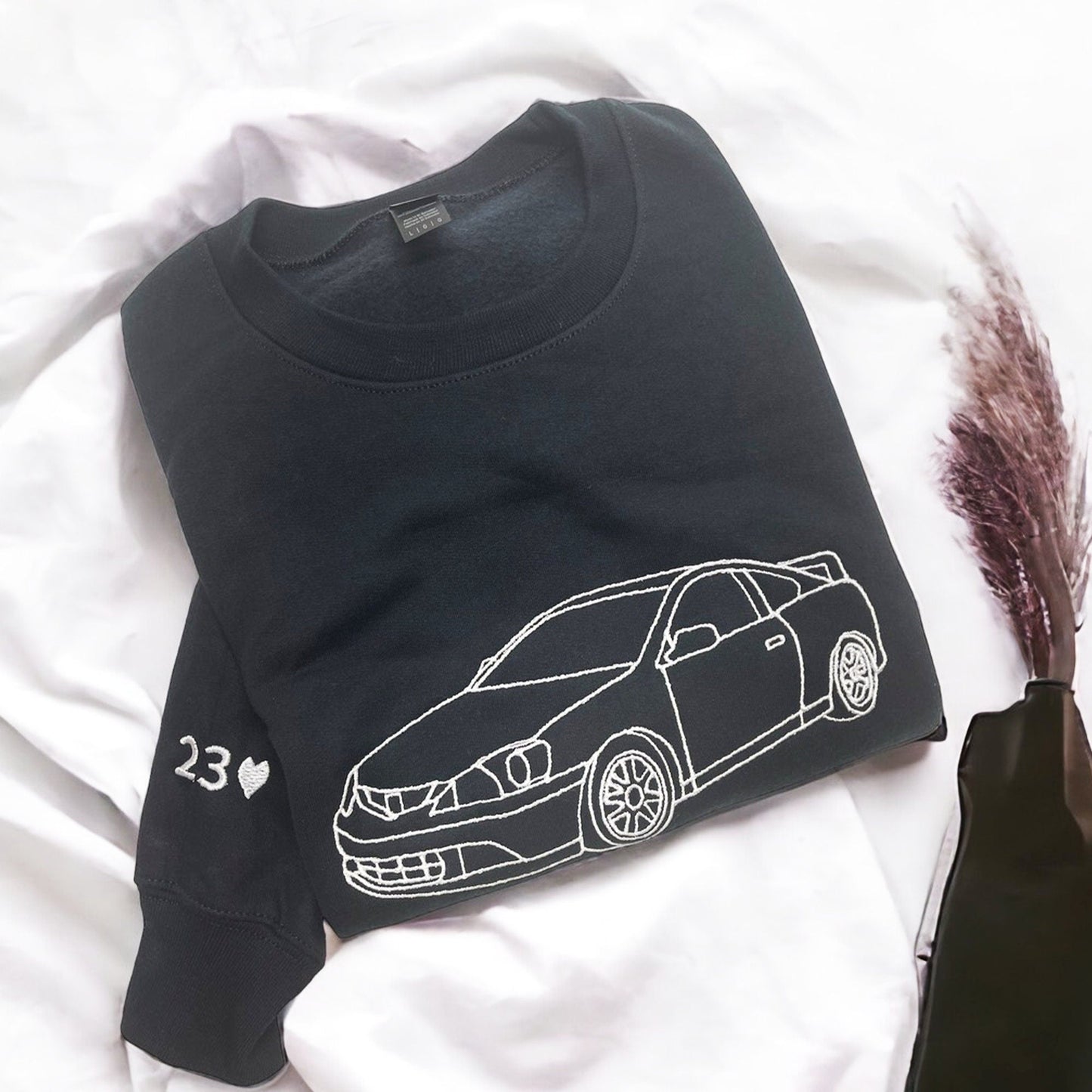 Custom Embroidered Car Hoodie for Boyfriend Anniversary Gifts for Him Christmas Gift for Car Lovers