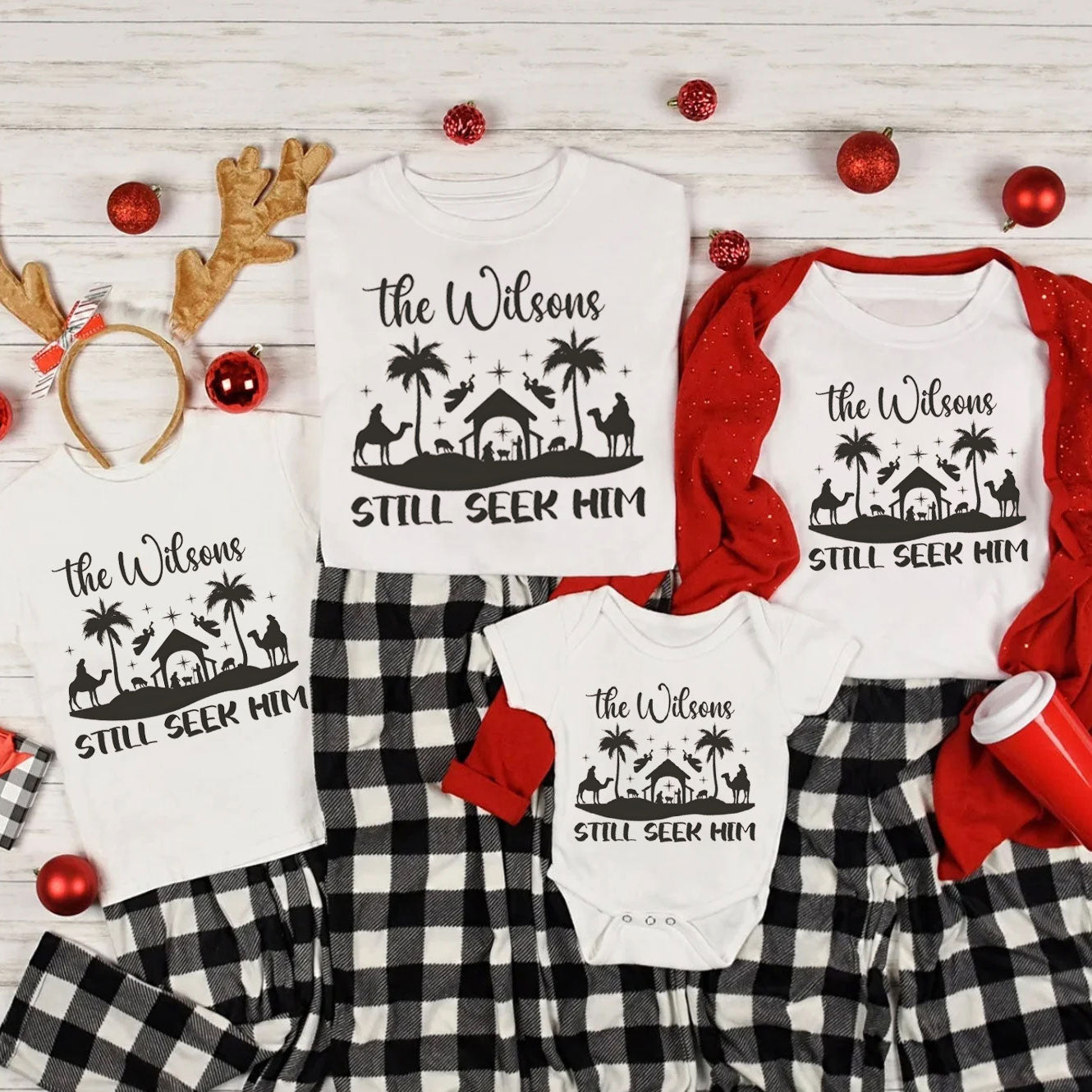 Personalized Still Seek Him Family Matching Shirts