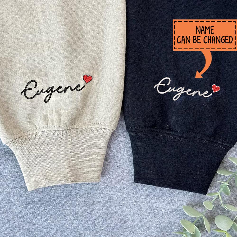 Custom Embroidered Halloween Couples Cute Ghost Boo Hoodies For Couples