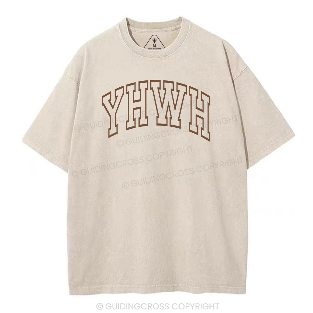 Yhwh Unisex Christian Washed T-Shirt